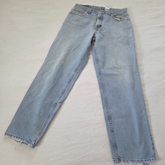 Vintage Y2k LEVI'S Men's Light Blue Jeans 33x32 33 Inch Waist 560 Fit Loose - Picture 6 of 15